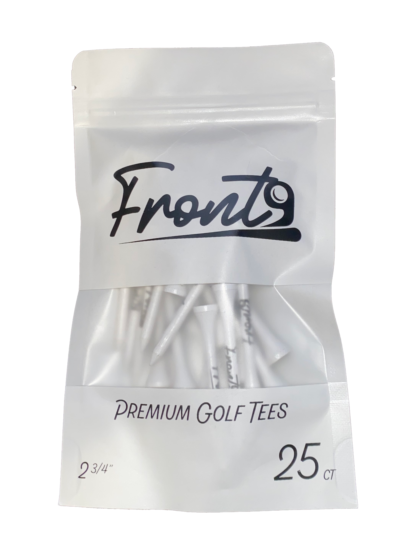 Front 9 2 ¾" Golf Tees – 25 Pack