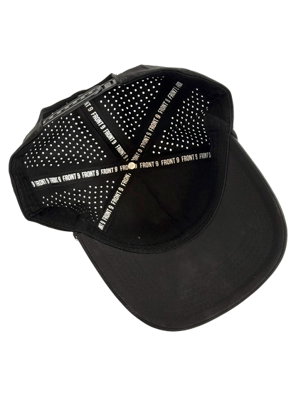PRESALE "Front 9" Black Rope Hat