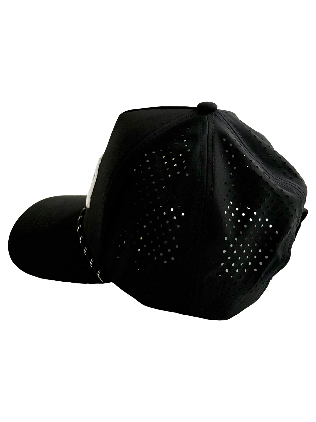 "Front 9" Black Rope Hat